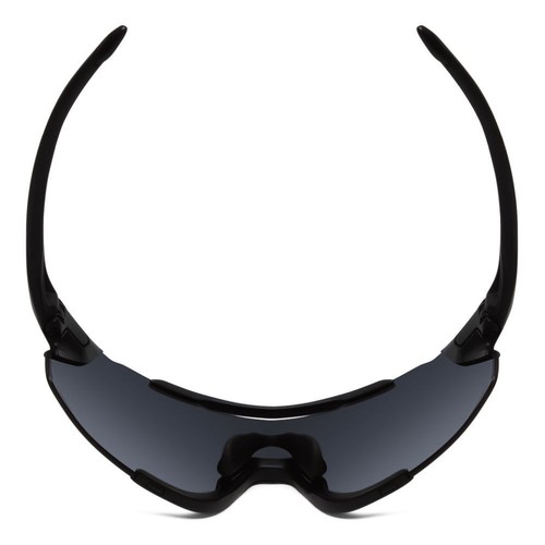 Pre-owned Smith Attack Mag Mtb Unisex Wrap Rimless Sunglasses Matte Black/cp & Amber 172mm In Multicolor