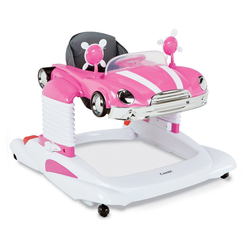 car baby walker pink