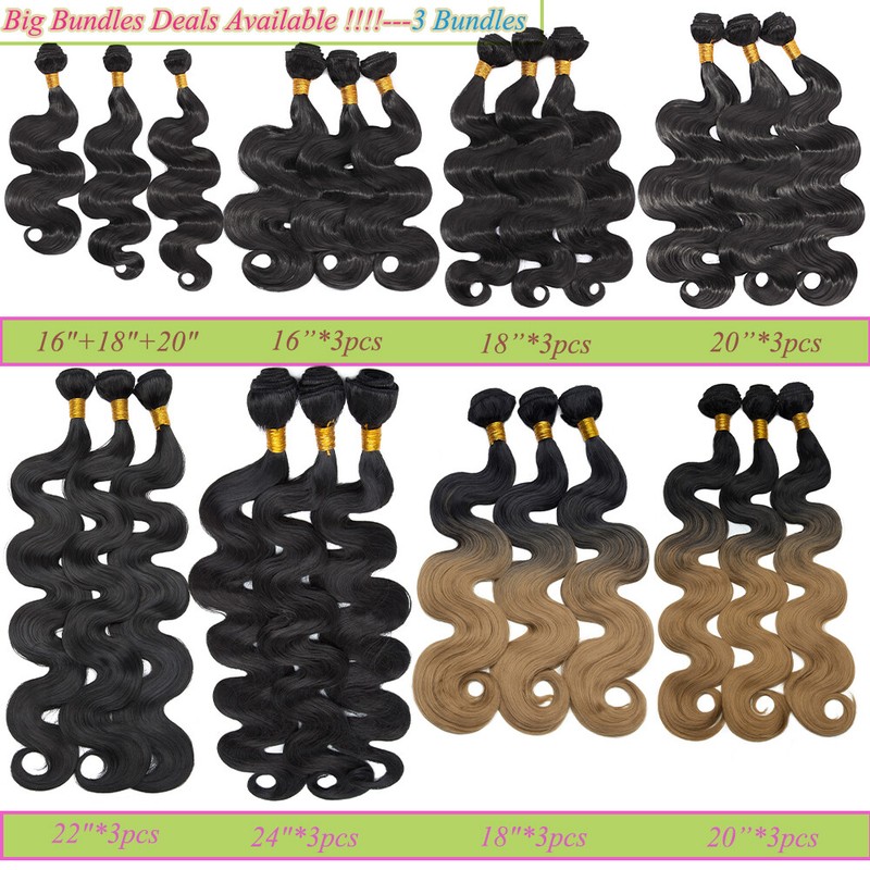 Body Wave 3-5 Bundles Hairpiece As Human Hair Extensions Weaving Sew in Hair US