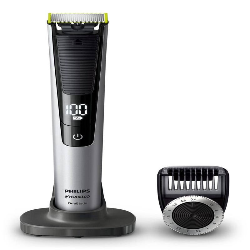 Philips Norelco Oneblade Pro Hybrid Electric Trimmer and Shaver, QP6520/70