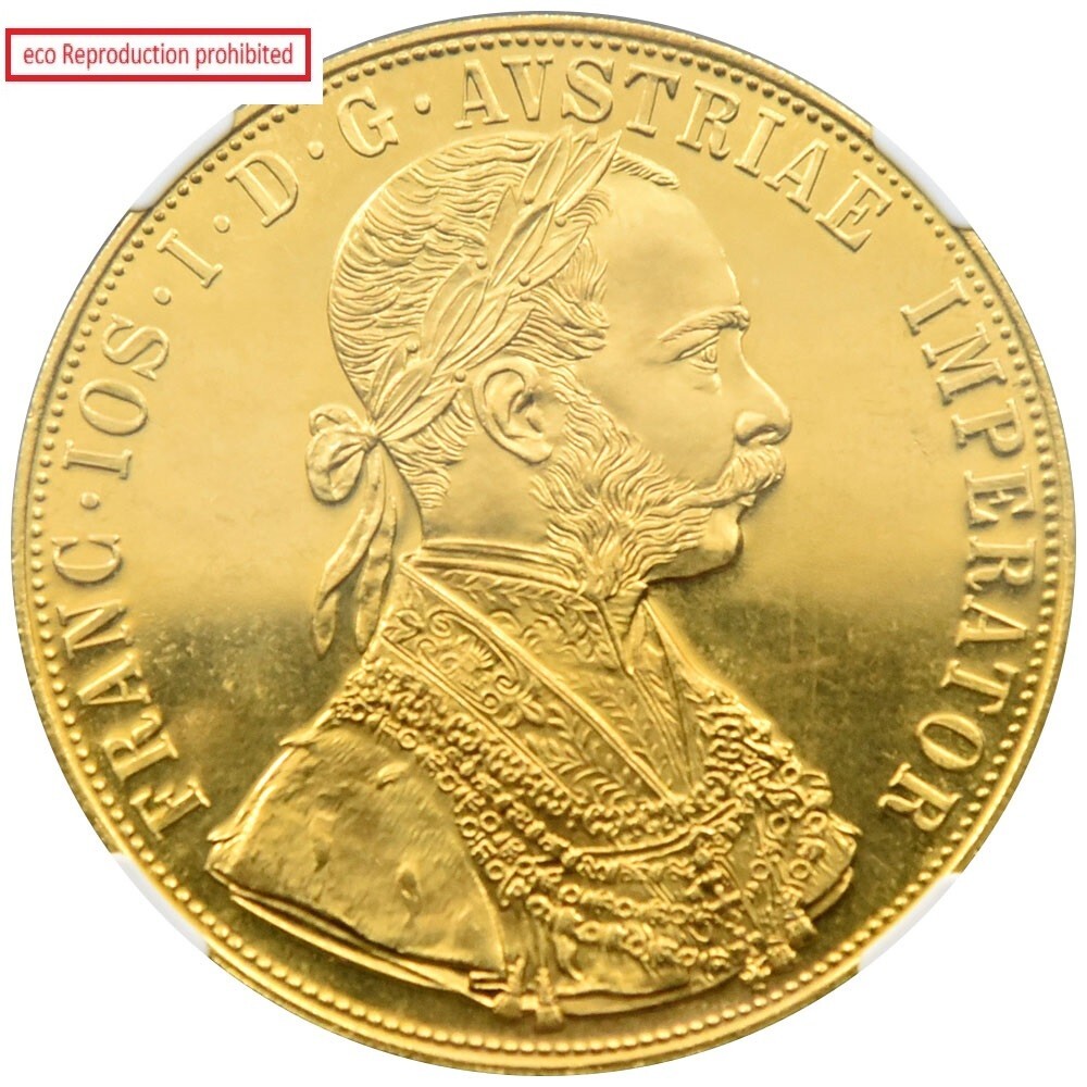 コレクション 1915 Austria Ducat MS68 NGC 🐘 VERY RARE - 1915 Austria Gold 1 Ducat Restrike NGC 68