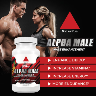 Alpha Male Testosterone Booster Increase Stamina Nettle Root Extract for Men