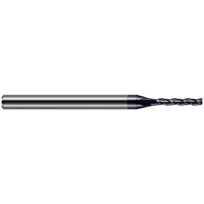 Harvey Tool 834193-C3 Square End Mill: 3/32'' Dia, 1/2'' LOC, 1/8'' Shank, 4 Flutes