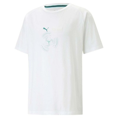 

Мужские белые повседневные топы Puma Mapf1 с круглым вырезом и коротким рукавом, белые топы 53844, Белый, Puma Mapf1 Statement Crew Neck Short Sleeve T-Shirt