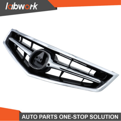 Labwork Front Grille Replacement W/Chrome Molding For 2006-2008 Acura TSX