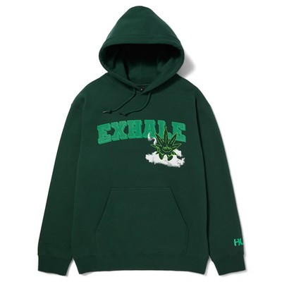 HUF Exhale Buddy Pullover Hoodie Men зеленый