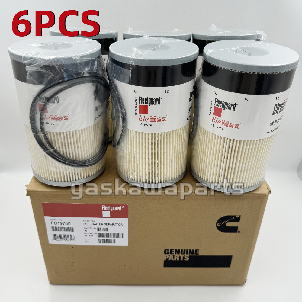 6X FS19765 Fuel/Water Separator New and Genuine Free Shipping