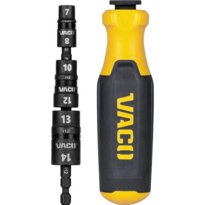 VAC1071 Impact Driver, 7-in-1 Metric Multi-Bit Impact Flip Socket Set with Ha...