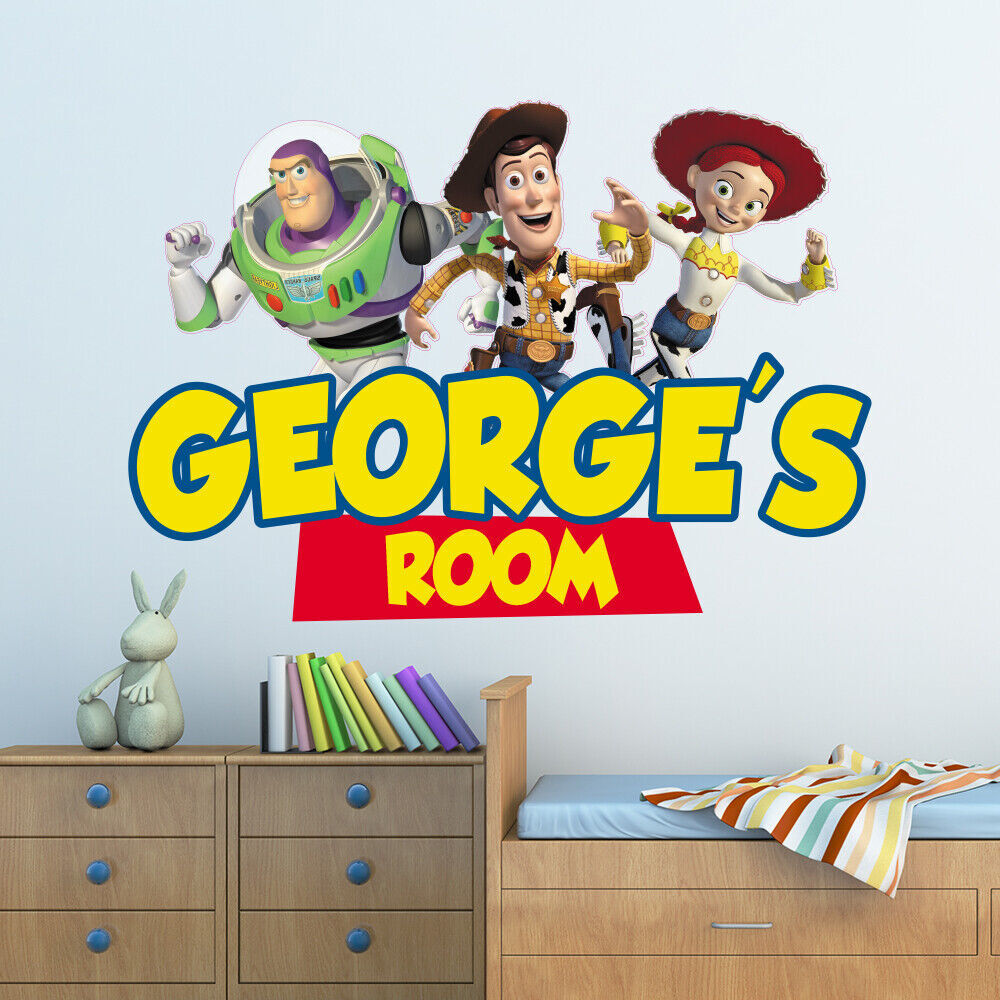 TOY STORY HOLE IN WALL STICKER DECAL TOY STORY DECOR KIDS BEDROOM DECORATION