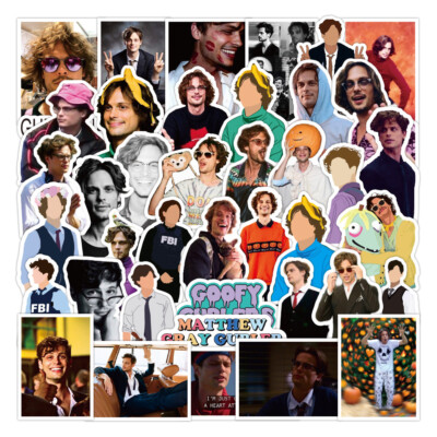 MATTHEW GUBLER Stickers ~ Criminal Minds SPENCER REID ~ Waterproof Laptop Decals