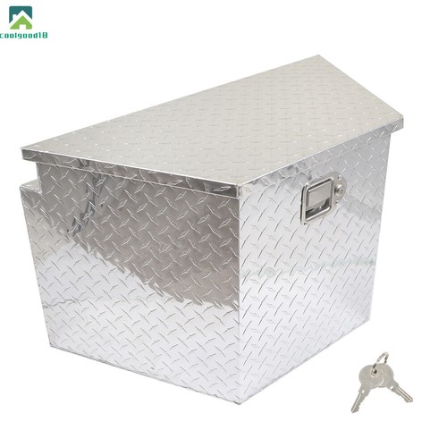 29 Inch Aluminum Trailer Tongue Tool Box for Utility Camper PickUp Truck RV