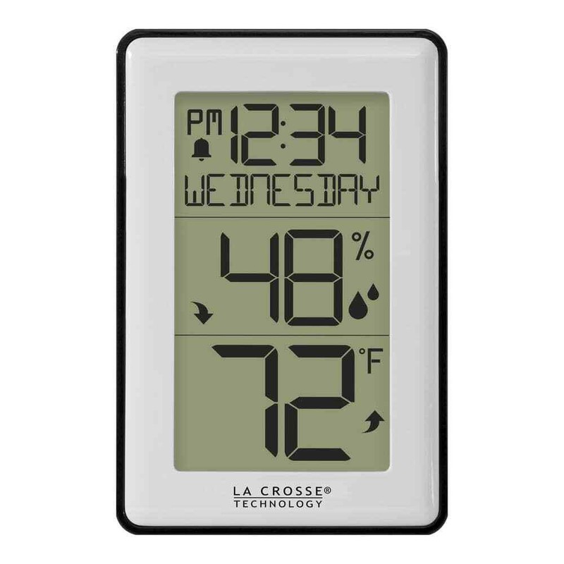 Indoor Temperature Humidity Station with Alerts and Clock