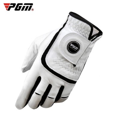 PGM Golf Sheepskin Breathable Non-slip Single Gloves for Men (Color:Left Hand Si
