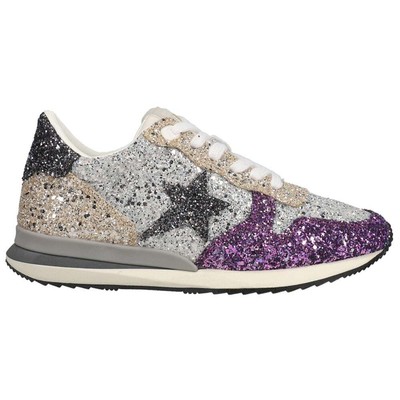 

Винтажные женские серебряные кроссовки Havana Rock Glitter Slip On, повседневная обувь ROCK9-5, Серебряный, Vintage Havana Rock Glitter Slip On