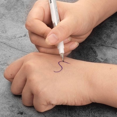 10ml Surgical Skin Marker Pen Scribe Tool for Tattoo Piercing Permanents Makeup 