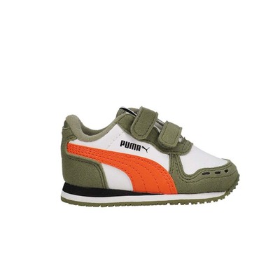 

Puma Cabana Racer Sl Slip On Toddler Boys Размер 4 M Кроссовки Повседневная обувь 351980, Белый, Puma Cabana Racer Sl Slip On Toddler