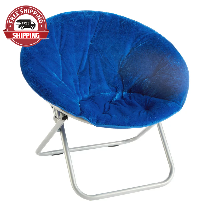 Faux Fur Saucer&trade; Chair, Blue