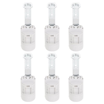  6 Pcs Candle Lamp Holder Edison Socket Replacement E14 Light Sockets Bulb