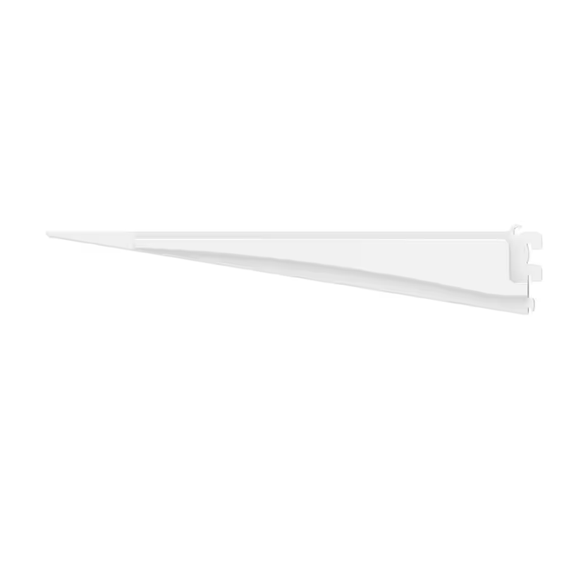 Closet Shelf Bracket 20 Inch Wire Shelving Support Adjustable Track White