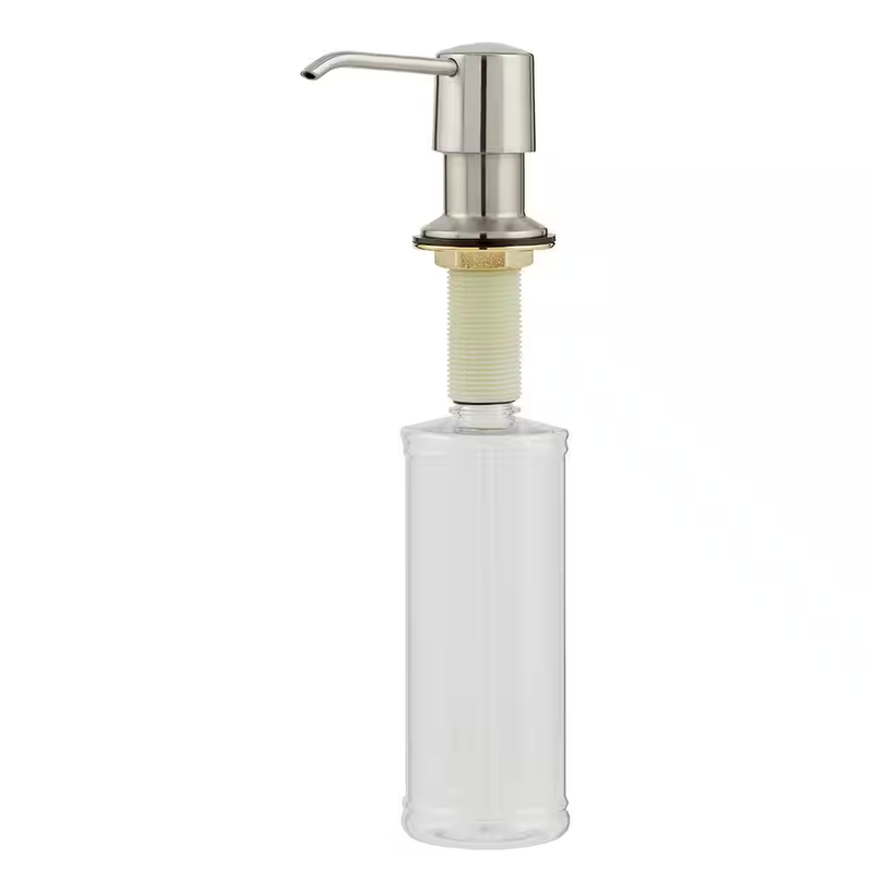Glacier Bay Soap Dispenser Satin Nickel Kitchen Sink Lotion Pump 12 Oz Metal