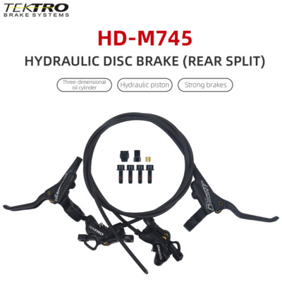 Tektro Orion HD-M745 4 Piston Hydraulic Disc Brake and Lever A Pair Front&Rear