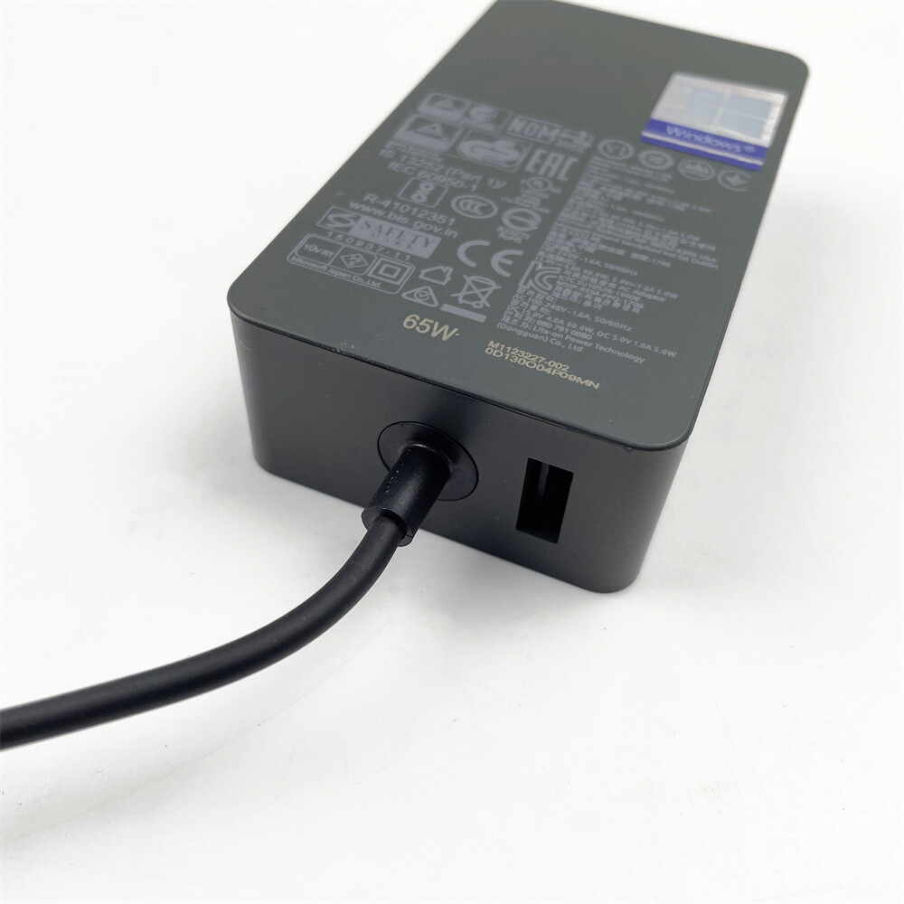 Microsoft Surface Pro Book 1 2 3 4 5 6 7 X Adapter Charger 1706 1800 65W