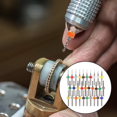  30 Pcs Pcb Drill Bit Micro Bits for Jewelry Making Manual Hand