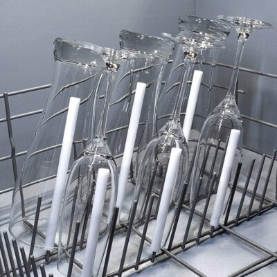 6x Glass Holder for Dishwasher Alleskonner Dish Rack Universal Attachment Holder