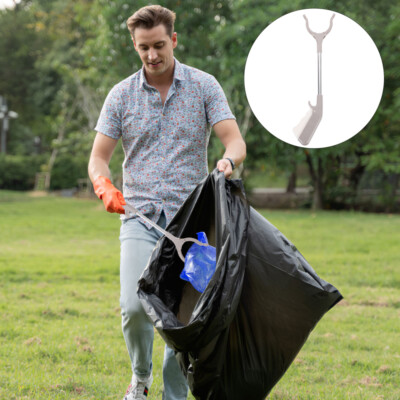  2 Pcs Tool Garbage Clip Picker Rubbish Grabber Elder Elderly