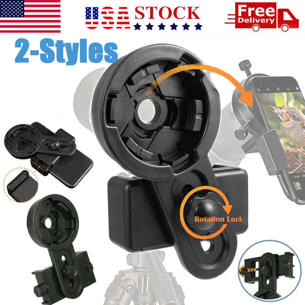 Cell Phone Adapter Mount Binocular Monocular Spotting Scope 