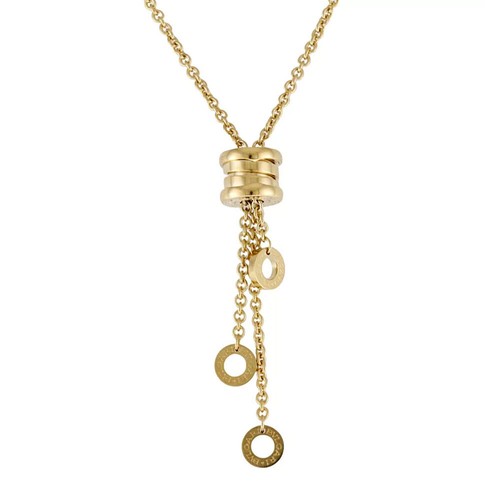 BVLGARI B-Zero1 White Ceramic Necklace 346082 K18Pg | eBay