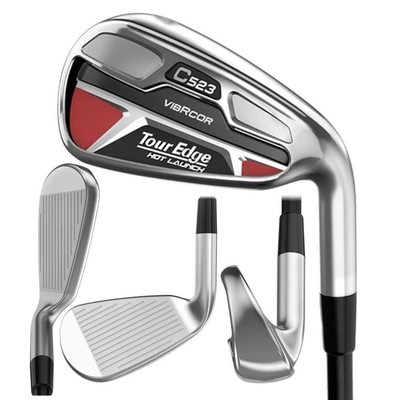 2022 Tour Edge Hot Launch C523 Iron Set RH 4-PW Graph Stiff NEW
