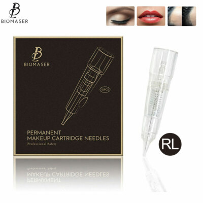 Biomaser Permanent Makeup Cartridge Needle 1RL 3RL Sterilized Tattoo Tips