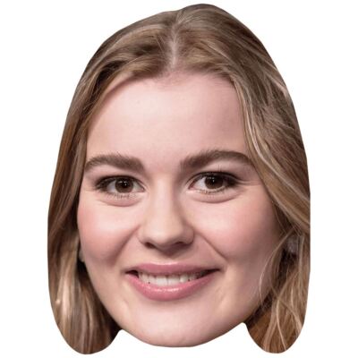 Emmelie De Forest (Smile) Celebrity Mask, Flat Card Face