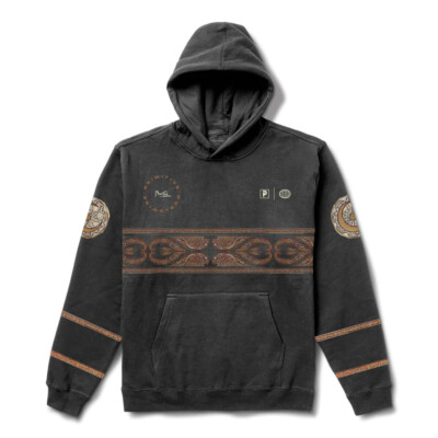 

Мужская толстовка с капюшоном Primitive x Alphonse Mucha Secret Language, Grey