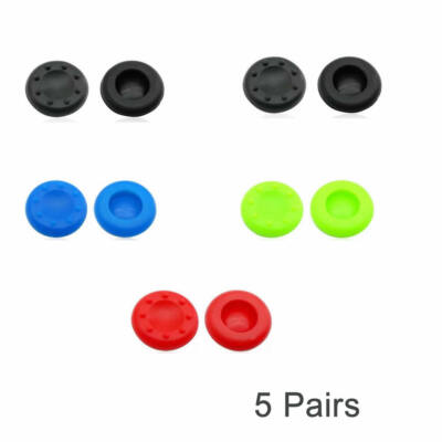 10x Analog Controller Thumb Stick Grip Thumbstick Cap Cover For PS4 XBOX ONE 360