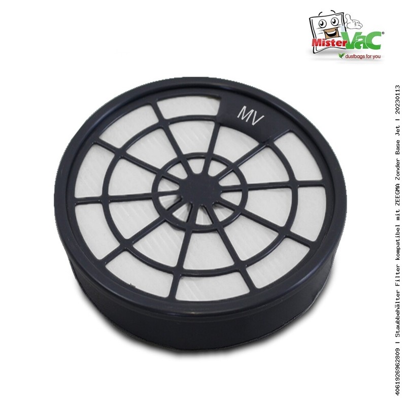 StaubbehÃ¤Lter Filter Kompatibel Mit Zeegma Zonder Base Jet