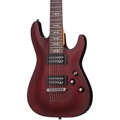 Schecter Guitar Research OMEN-7 Electric Guitar Satin Walnut