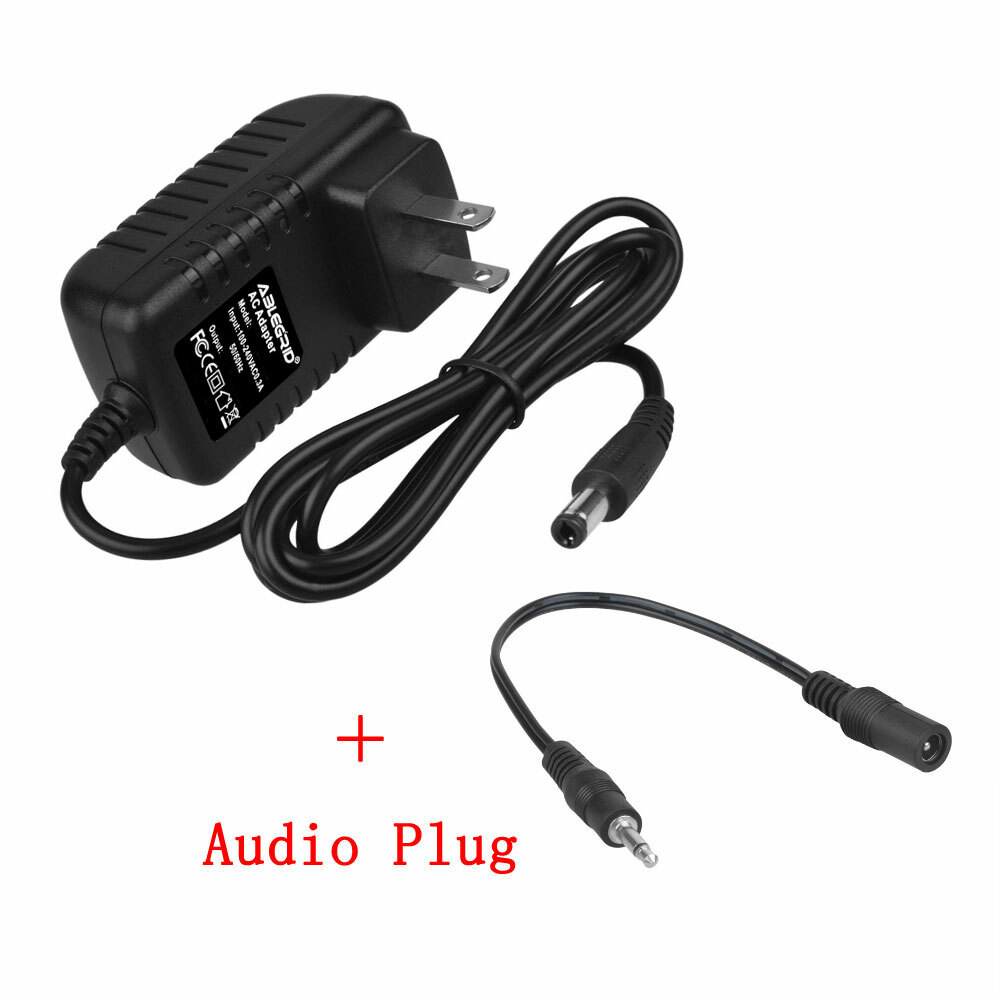 Wall Charger Transformer 3.5mm Mono Phone Plug Tip +