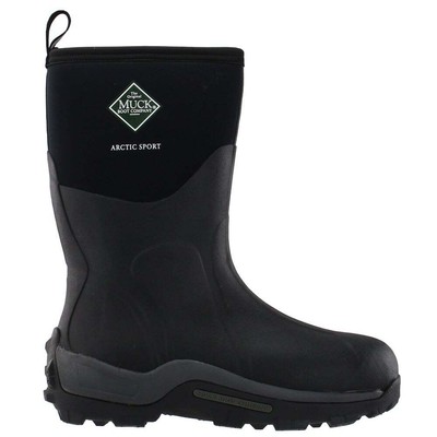 

Черные повседневные мужские ботинки Muck Boot Arctic Sport Mid Pull On ASM-000A, Черный, Muck Boot Arctic Sport Mid Pull On