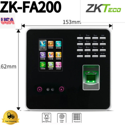 ZKTeco FA200 2.8'' TCP/IP USB Fingerprint recognition time and attendance machine