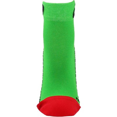 ASICS Snap Down Running Socks Mens Green Athletic ZK2268-8223