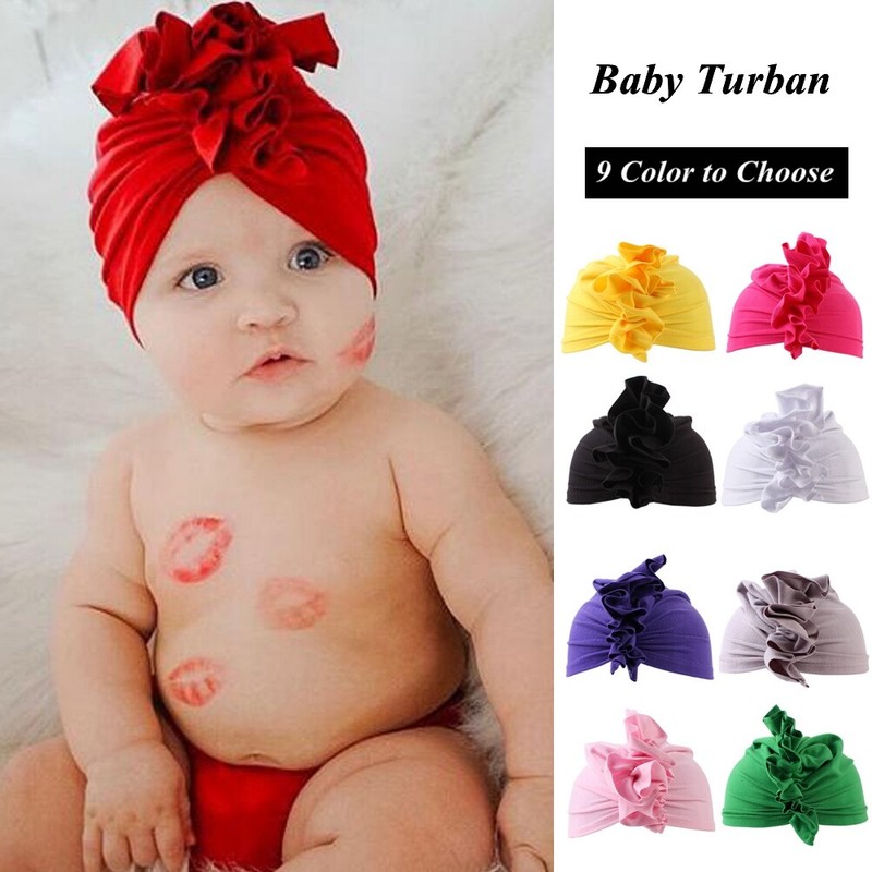 baby turban bow hat