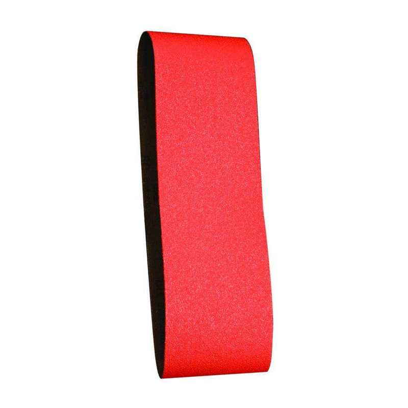 3 In. X 21 In. 36-Grit Sanding Belt (5-Pack)