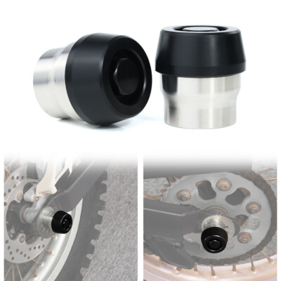 Front Axle Sliders Crash Pads Fit For Honda CRF150L 2017-2024 CRF150R 2006-2024