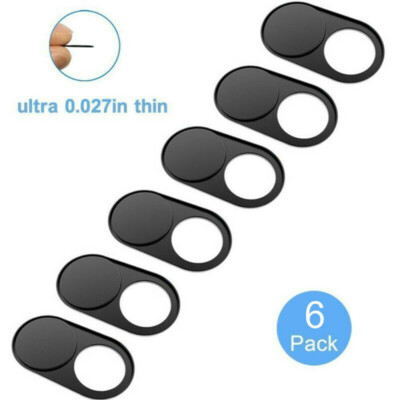 6pcs Web Camera Cover Slide Ultra-Thin for Laptop Cell Phone Privacy & Security