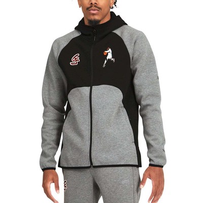 

Мужская серая повседневная спортивная верхняя одежда Puma Shammgod Dime Full Zip Jacket 533933-01, Grey, Puma Shammgod Dime Full Zip Jacket