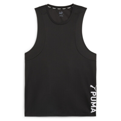 Спортивная майка Puma Fit Ultrabreathe с круглым вырезом горловины, мужская черная повседневная спортивная майка Athletic 52
