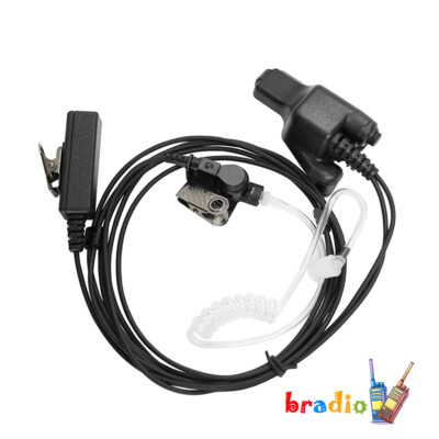 2-wire Mic Headset Earpiece Replacement For XTS2500 XTS5000 XTS3000 HT1000 Radio