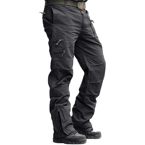 Mens Tactical Pants Army Combat Military Training Cargo Work Casual Hiking Pants